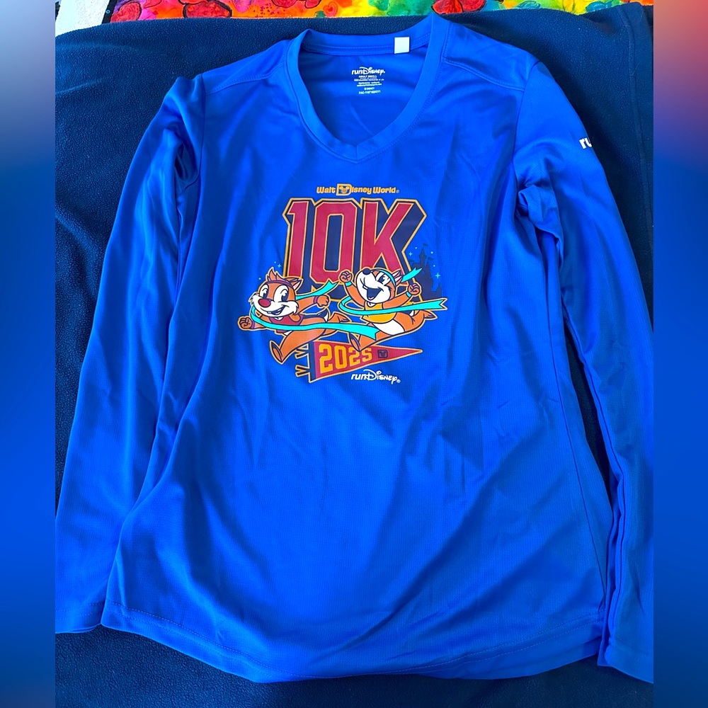 2025 Walt Disney World Marathon Weekend 10k Long Sleeve Tech Tee